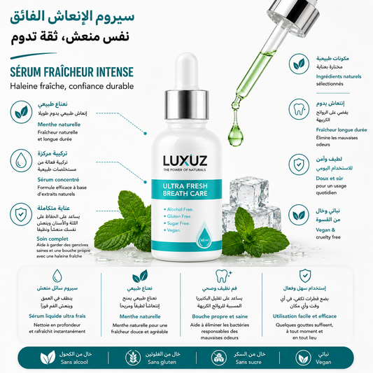 LUXUZ Ultra Fresh – Sérum Fraîcheur Haleine